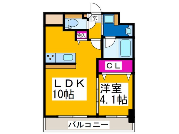 ペリドット長居公園の物件間取画像